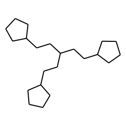 Cyclopentane, 1,1'-[3-(2-cyclopentylethyl)-1,5-pentanediyl]bis-
