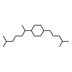 Cyclohexane, 1-(1,5-dimethylhexyl)-4-(4-methylpentyl)-