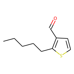 2-pentyl-3-formylthiophene
