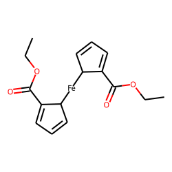 1,1'-Ferrocene dicarboxylic acid, diethyl ester