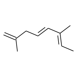 2,6-Dimethyl 1,4,6(7)-octatriene (cis-6(7))