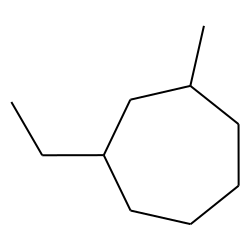 1-methyl,trans-3-ethylcycloheptane