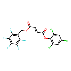 Fumaric acid, pentafluorobenzyl 2,4,6-trichlorophenyl ester