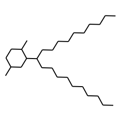 Cyclohexane, 2-(1-decylundecyl)-1,4-dimethyl-