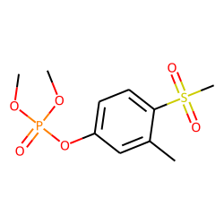 Fenthion O-analog sulfone