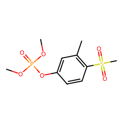 Phosphoric acid, dimethyl 3-methyl-4-(methylsulfonyl)phenyl ester