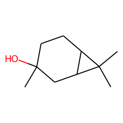3,7,7-trimethyl bicyclo-[4,1,0]-heptan-3-ol