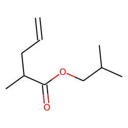 4-Pentenoic acid, 2-methyl-, isobutyl ester