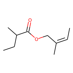 2-methyl-2-butenyl 2-methylbutanoate