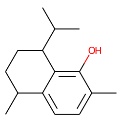 1-Naphthalenol, 5,6,7,8-tetrahydro-2,5-dimethyl-8-(1-methylethyl)-