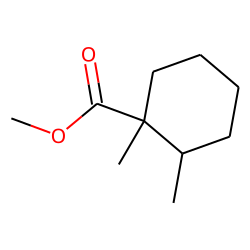 cis-1-carbomethoxy-1,2-dimethylcyclohexane
