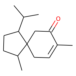 Spiro[4.5]dec-6-en-8-one, 1,7-dimethyl-4-(1-methylethyl)-