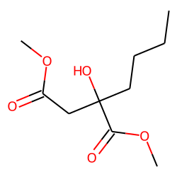 Butanedioic acid, 2-butyl-2-hydroxy, dimethyl ester