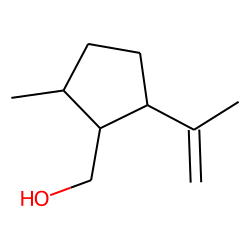 Cyclopentane, 1-hydroxymethyl-2-methyl-5-(1-methylethenyl)