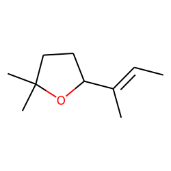 Furan, tetrahydro-2,2-dimethyl-5-(1-methyl-1-propenyl)-