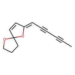 2-(2,4-Hexadiynylidene)-1,6-dioxaspiro[4,4]non-3-ene, # 2