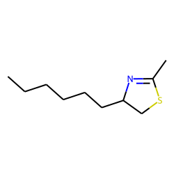4-N-hexyl-2-methyl-delta^2-thiazoline