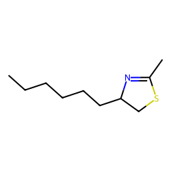 4-N-hexyl-2-methyl-delta2-thiazoline