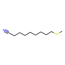9-(Methylthio)nonanonitrile