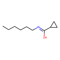 Cyclopropanecarboxamide, N-n-hexyl