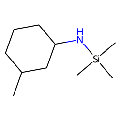 Cyclohexanamine, 3-methyl, mono-TMS