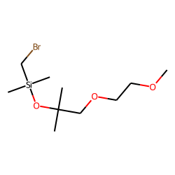 1-(2-Methoxyethoxy)-2-methyl-2-propanol, bromomethyldimethylsilyl ether