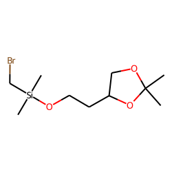 4-(2-Hydroxyethyl)-2,2-dimethyl-1,3-dioxolane, bromomethyldimethylsilyl ether