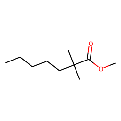 Heptanoic acid, 2,2-dimethyl, methyl ester