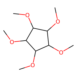 Cyclopentane, 1,2,3,4,5-pentamethoxy-, stereoisomer
