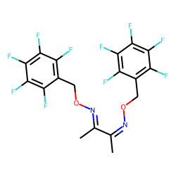 Dimethylglyoxal dioxime, O,O'-bis[(pentafluorophenyl)methyl]-
