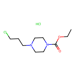 1-Piperazinecarboxylic acid, 4-(3-chloropropyl)-, ethyl ester, hydrochloride