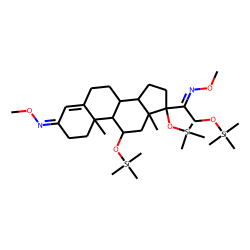 Pregn-4-ene-3,20-dione, 11,17,21-tris[(trimethylsilyl)oxy]-, bis(O-methyloxime), (11«beta»)-