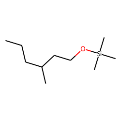 1-Hexanol, 3-methyl, TMS