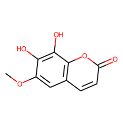 2H-1-Benzopyran-2-one, 7,8-dihydroxy-6-methoxy-