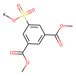 Isophthalic acid, 5-potassium sulfo, dimethyl ester