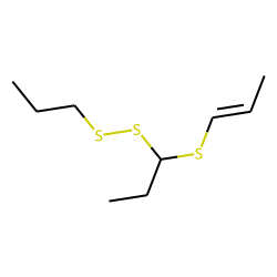 Disulfide, 1-(1-propenylthio)propyl propyl