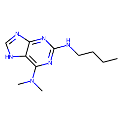 Purine, 2-(n-butylamino)-6-(dimethylamino)-