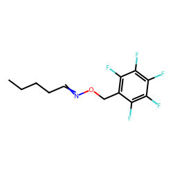 n-Pentanal oxime, O-[(pentafluorophenyl)methyl]-