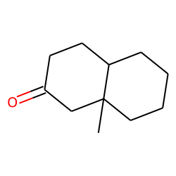 2(1H)-Naphthalenone, octahydro-8a-methyl-, trans-