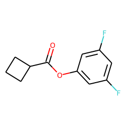 Cyclobutanecarboxylic acid, 3,5-difluorophenyl ester
