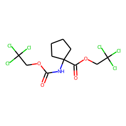 1-Aminocyclopentanecarboxylic acid, N-(2,2,2-trichloroethoxycarbonyl)-, 2,2,2-trichloroethyl ester