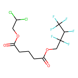 Glutaric acid, 2,2-dichloroethyl 2,2,3,4,4,4-hexafluorobutyl ester