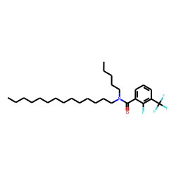 Benzamide, 2-fluoro-3-trifluoromethyl-N-pentyl-N-tetradecyl-