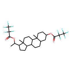 5«beta»-Pregnane-3«alpha»,20«alpha»-diol, bis(pentafluoropropionate)