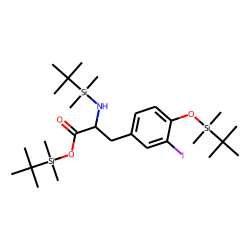 3-Iodo-L-tyrosine, N,O-bis(tert-butyldimethylsilyl)-, tert-butyldimethylsilyl ester
