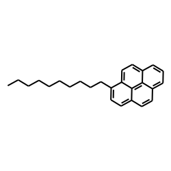 Pyrene, 1-decyl-