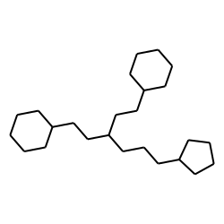 Cyclohexane, 1,1'-[3-(3-cyclopentylpropyl)-1,5-pentanediyl]bis-