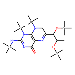 7,8-Dihydro-l-biopterin, pentakis(trimethylsilyl) derivative