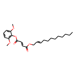 Fumaric acid, 2,6-dimethoxyphenyl dodec-2-en-1-yl ester