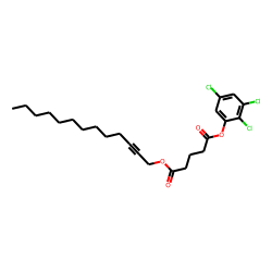 Glutaric acid, tridec-2-yn-1-yl 2,3,5-trichlorophenyl ester